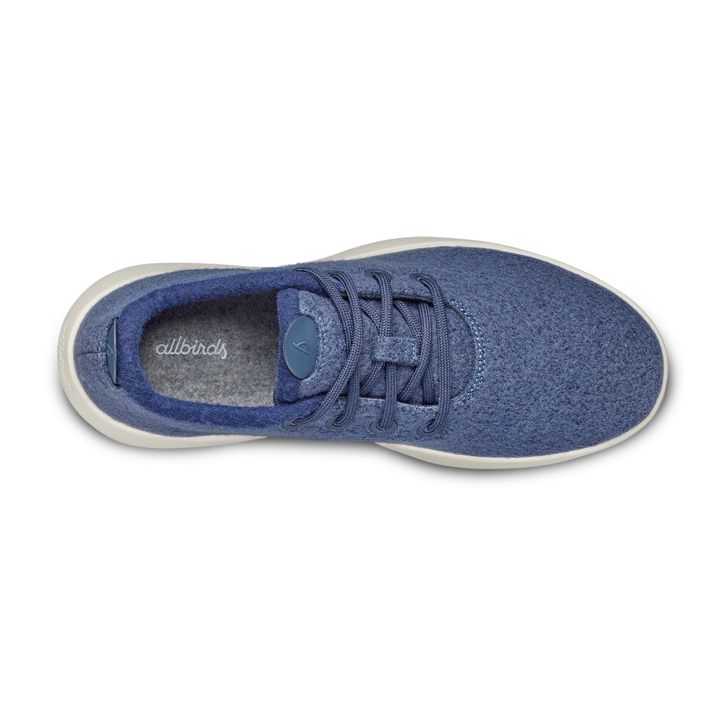Women's Wool Runner Mizzle - Hazy Indigo (Natural White Sole)