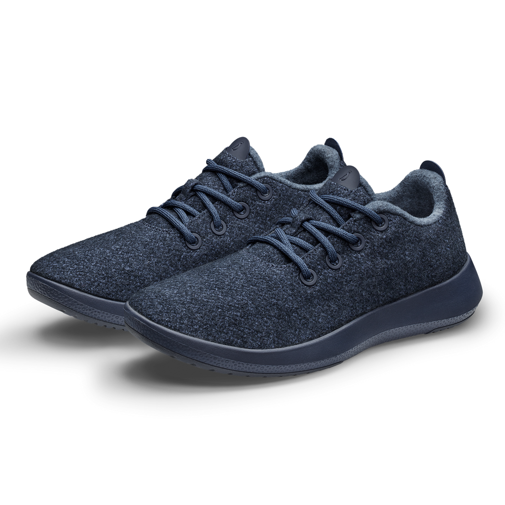 Women's Wool Runner Mizzle - Savanna Night (Navy Sole)