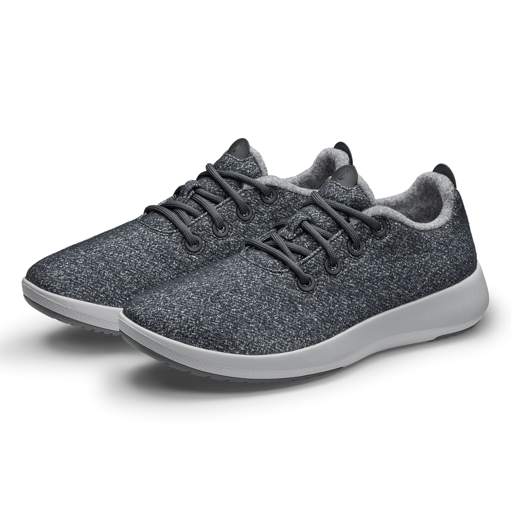 Women's Wool Runner Mizzle - Dark Grey (Light Grey Sole)