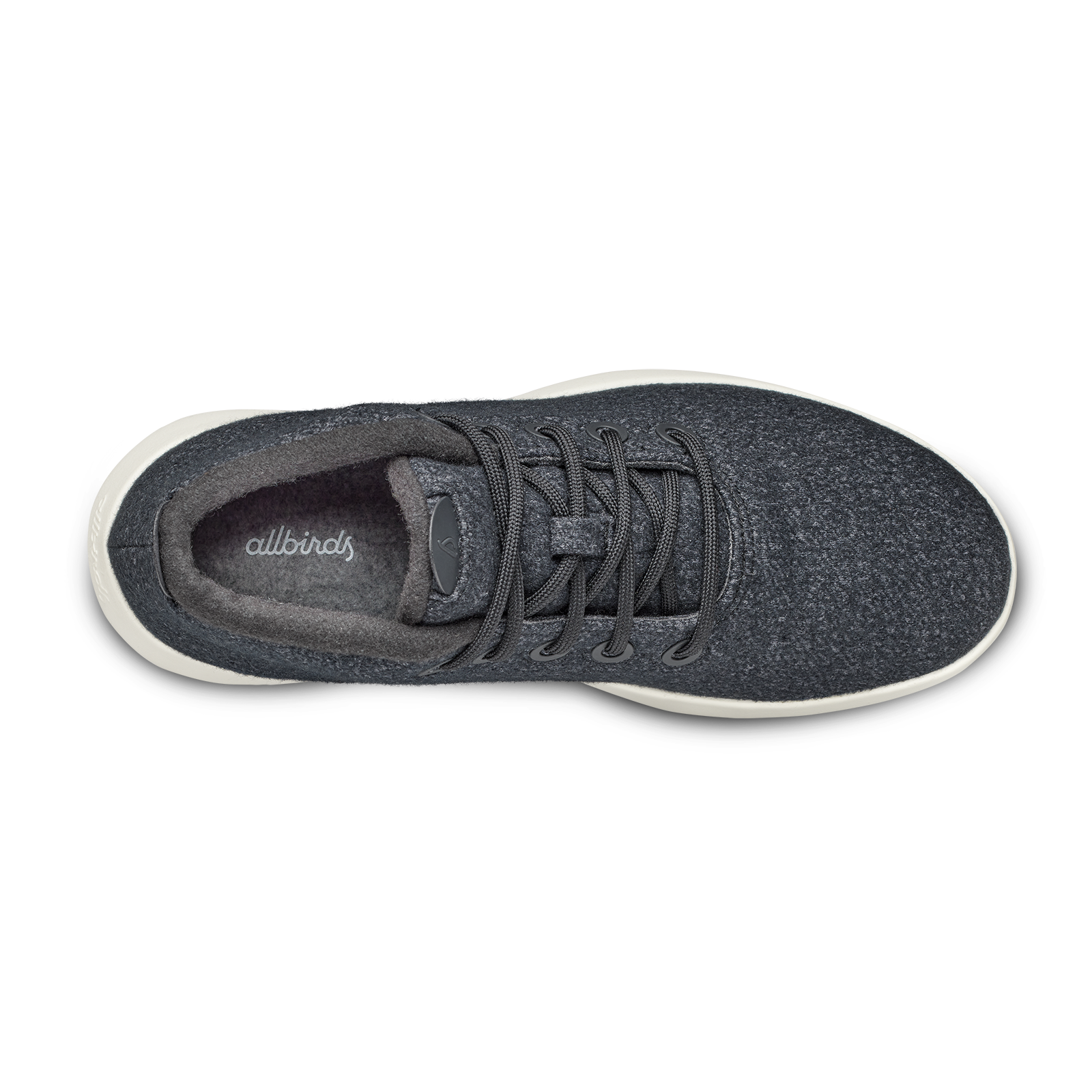 Men's Wool Runner-up Mizzle - Natural Black (Natural White Sole)