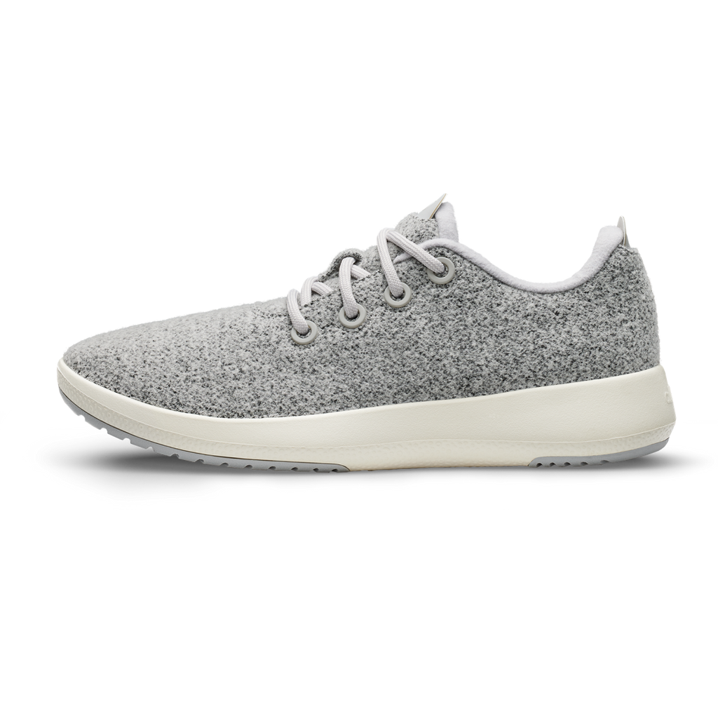 Women's Wool Runner Mizzle - Light Grey (Natural White Sole)