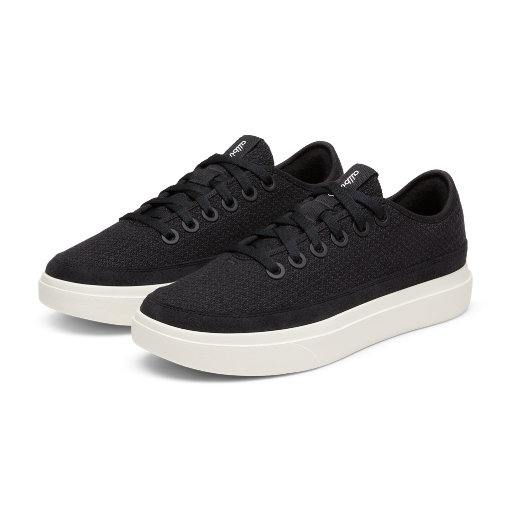 Men's Wool Piper Go - Natural Black (Natural White Sole)