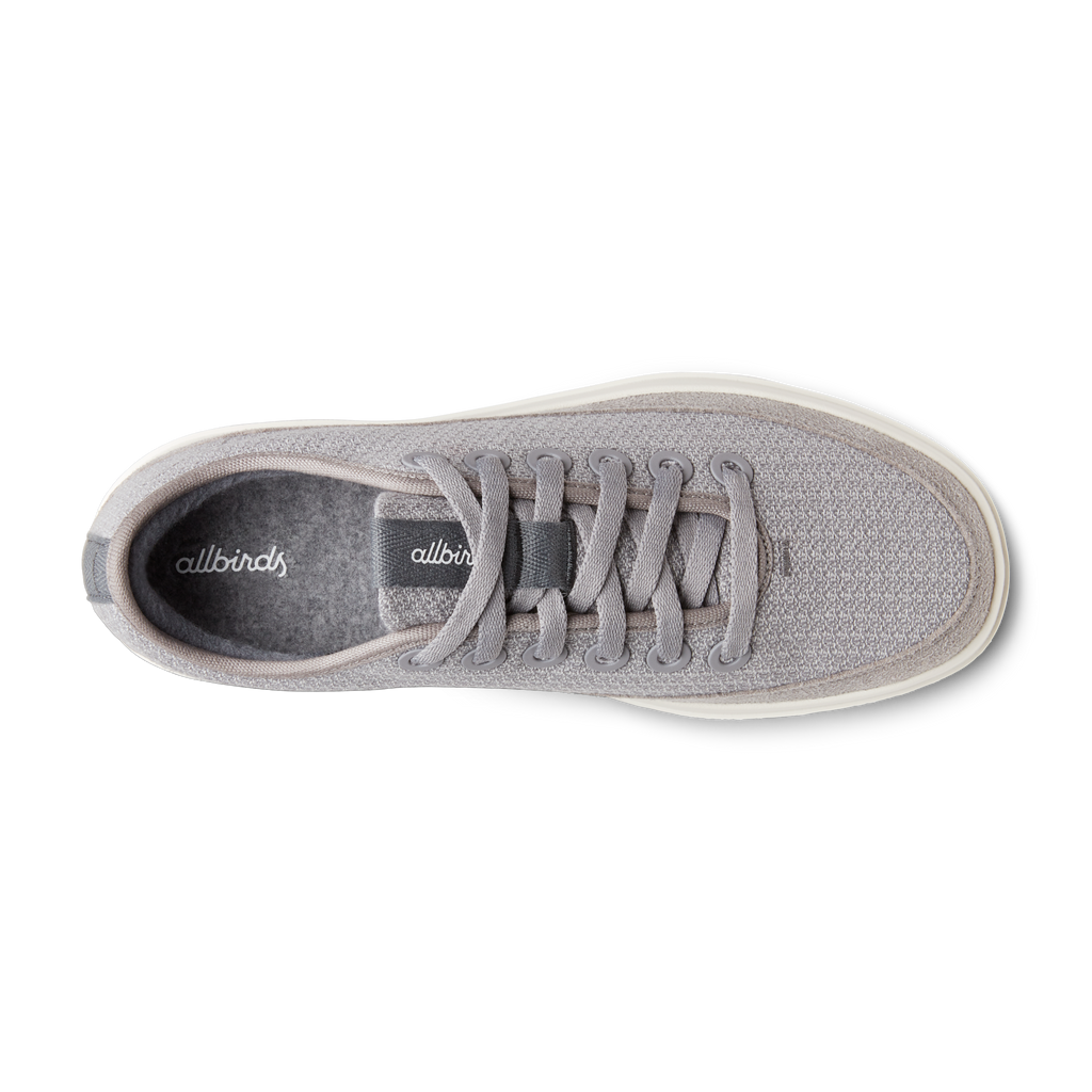 Women's Wool Piper Go - Medium Grey (Natural White Sole)