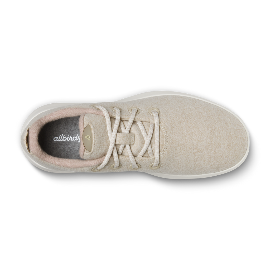 Women's Wool Runner Mizzle - Stony Cream (Natural White Sole)