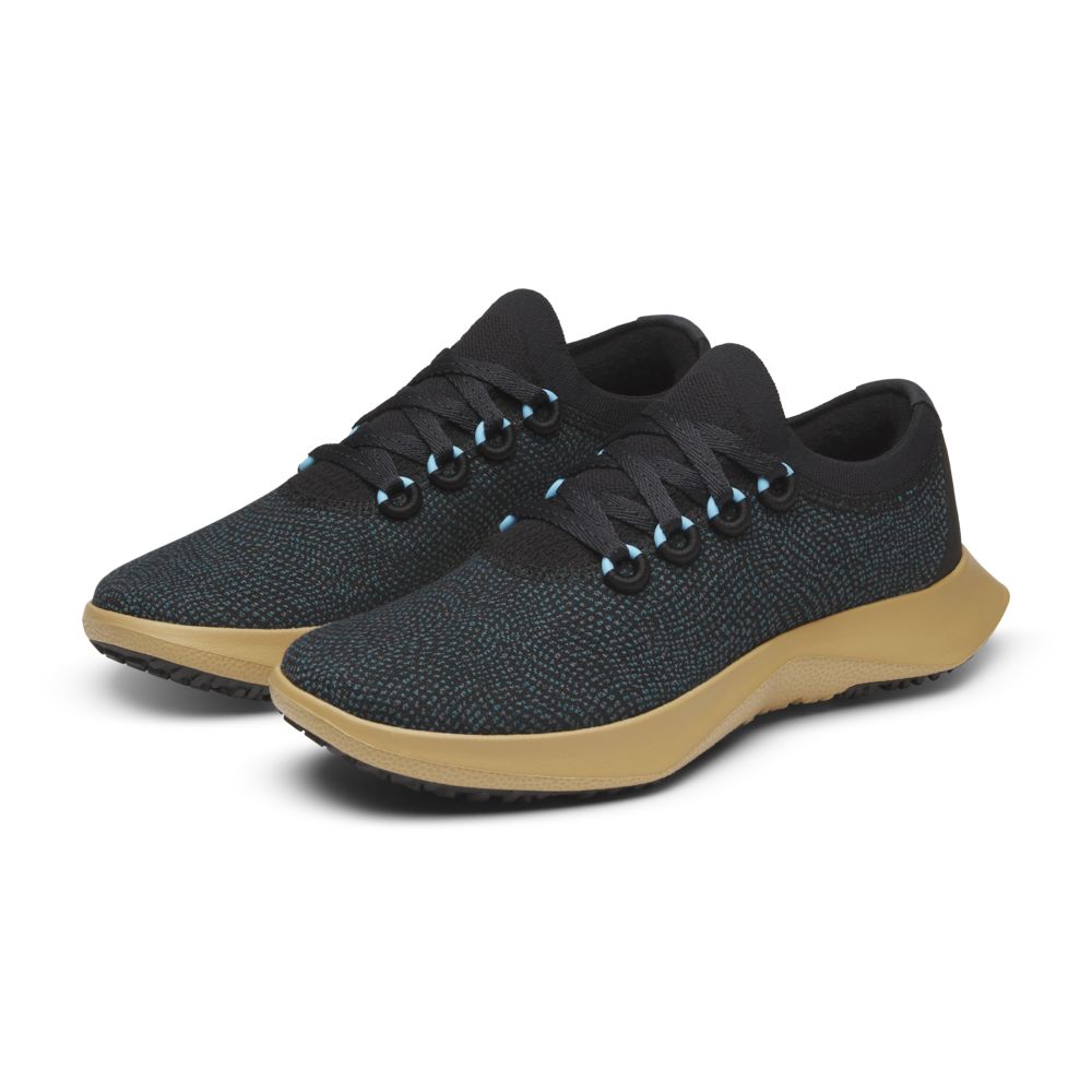 Men's Wool Dasher Mizzle - Natural Black/Chasm Teal (Stony Beige Sole)