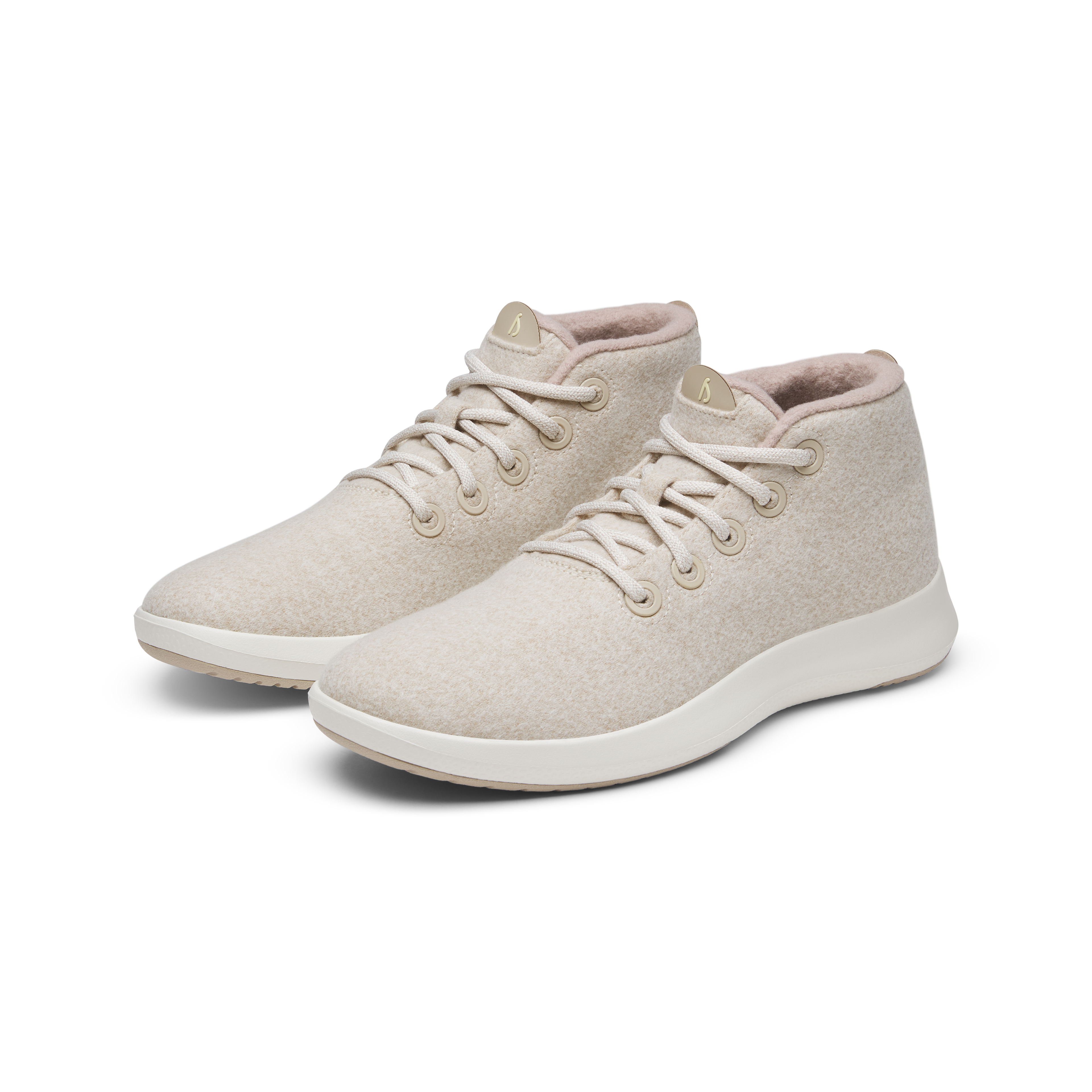 Men's Wool Runner-up Mizzle - Stony Cream (Natural White Sole)