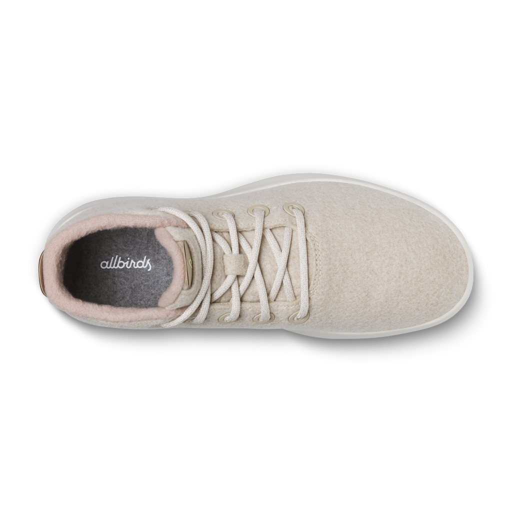 Men's Wool Runner-up Mizzle - Stony Cream (Natural White Sole)