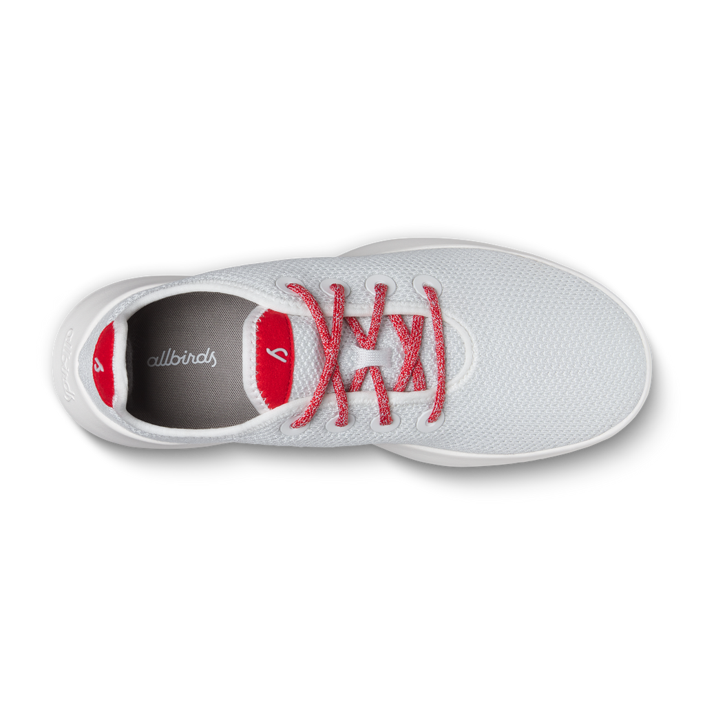 Men's Tree Runner - Blizzard/Bold Red (Blizzard Sole)