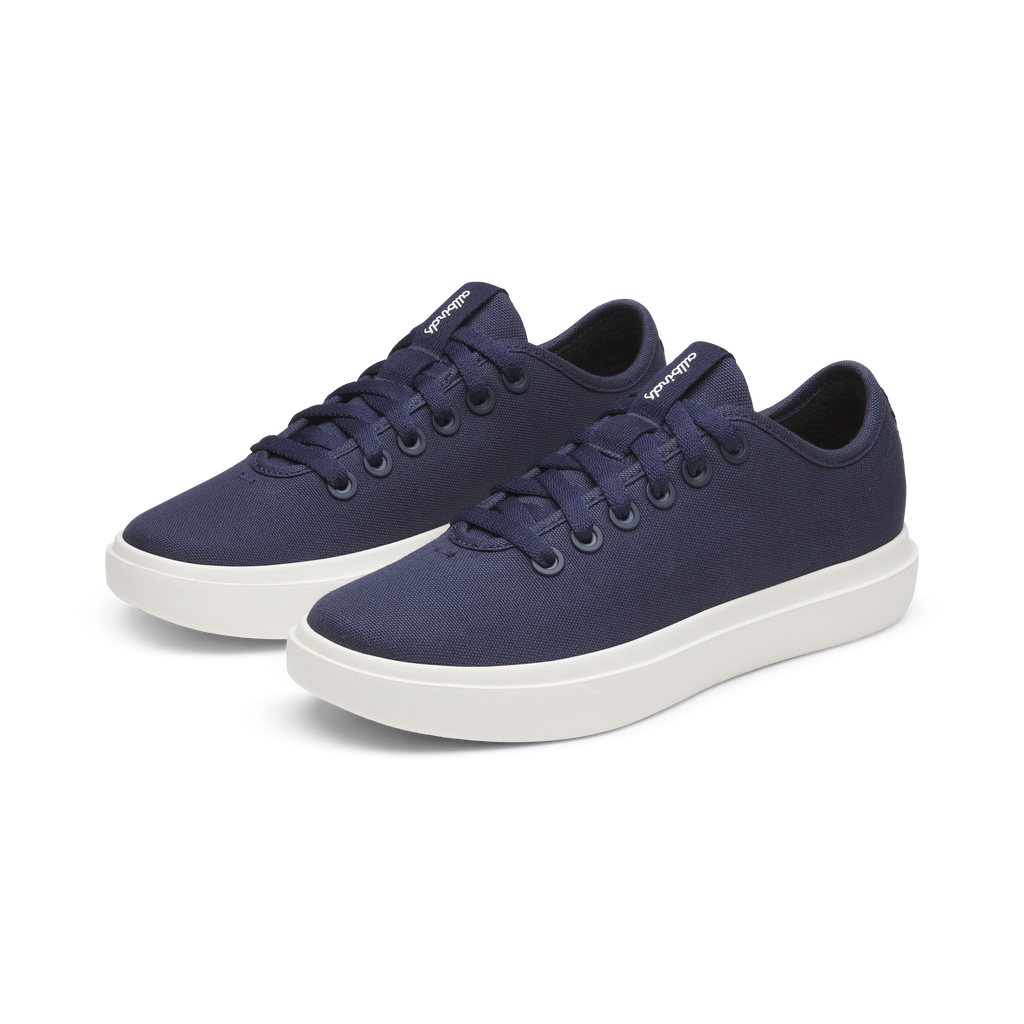 Men's Canvas Piper - Deep Navy (Natural White Sole)