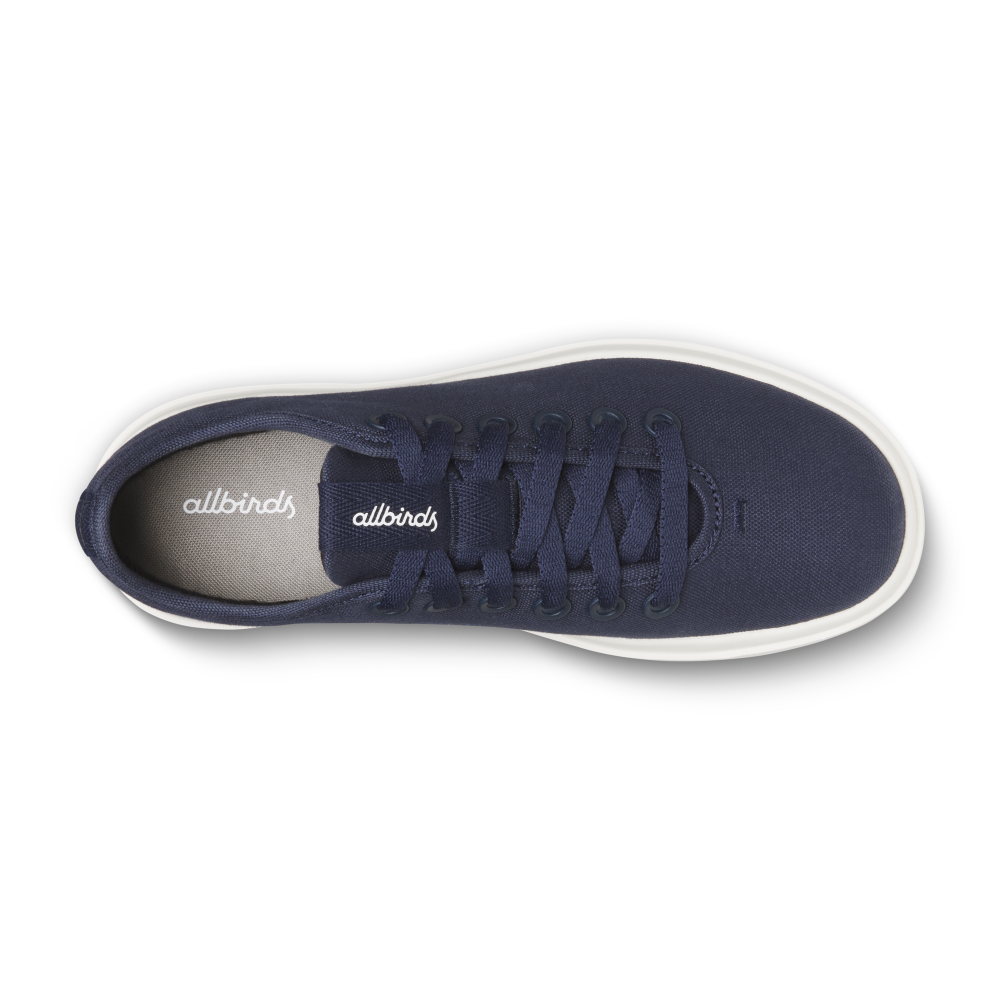 Men's Canvas Piper - Deep Navy (Natural White Sole)