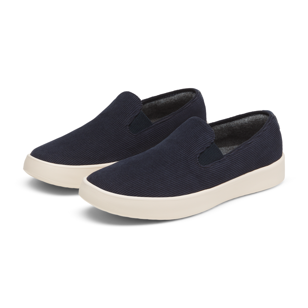 Women's Cruiser Slip On Corduroy - Dark Navy (Stony Cream Sole)