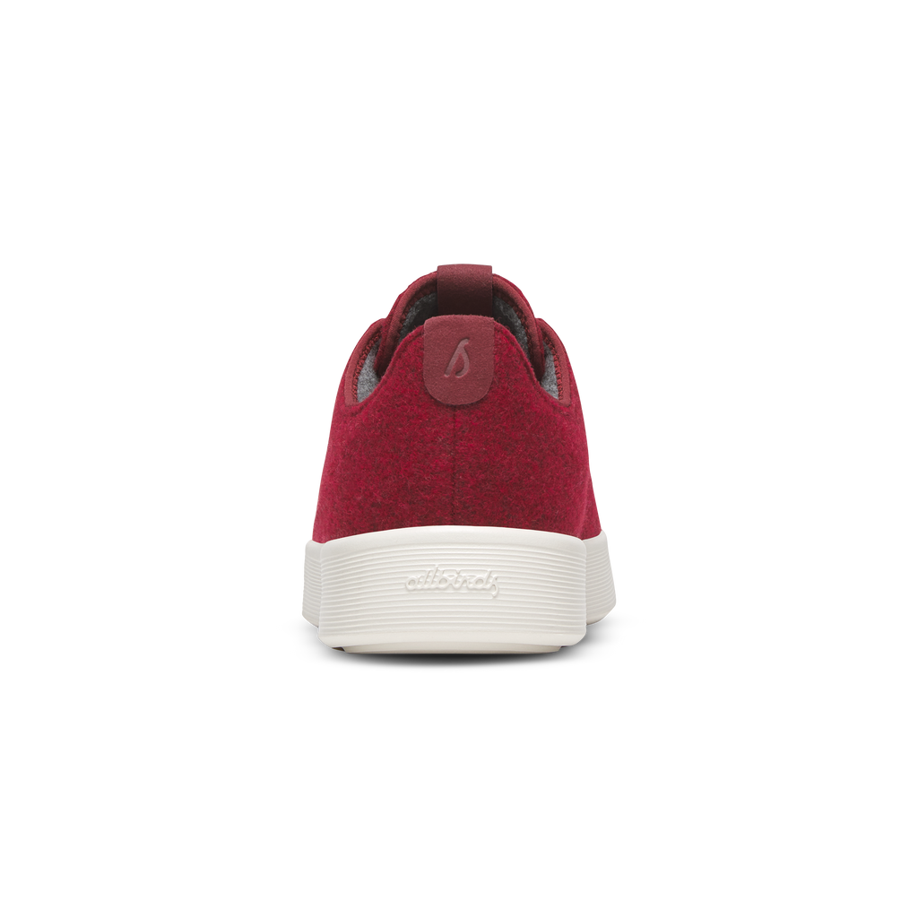 Men's Wool Cruiser - Burgundy (Natural White Sole)