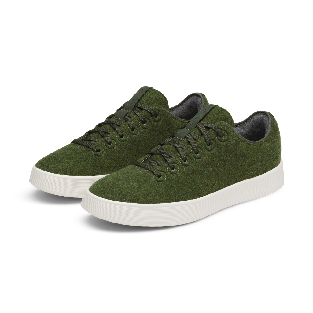 Men's Wool Cruiser - Forest Green (Natural White Sole)