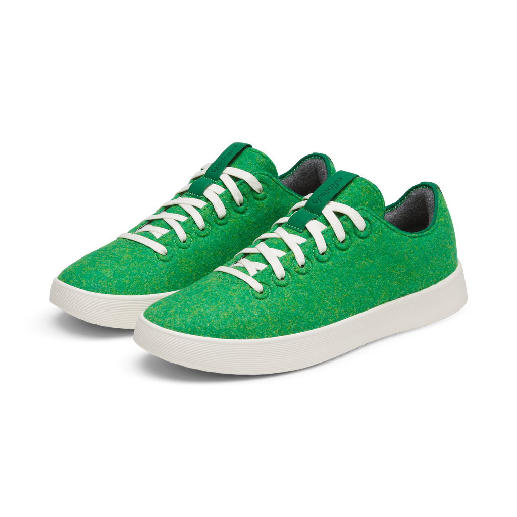 Men's Wool Cruiser - Kelly Green (Natural White Sole)