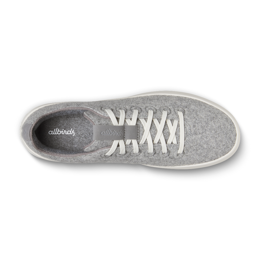 Women's Wool Cruiser - Light Grey (Natural White Sole)