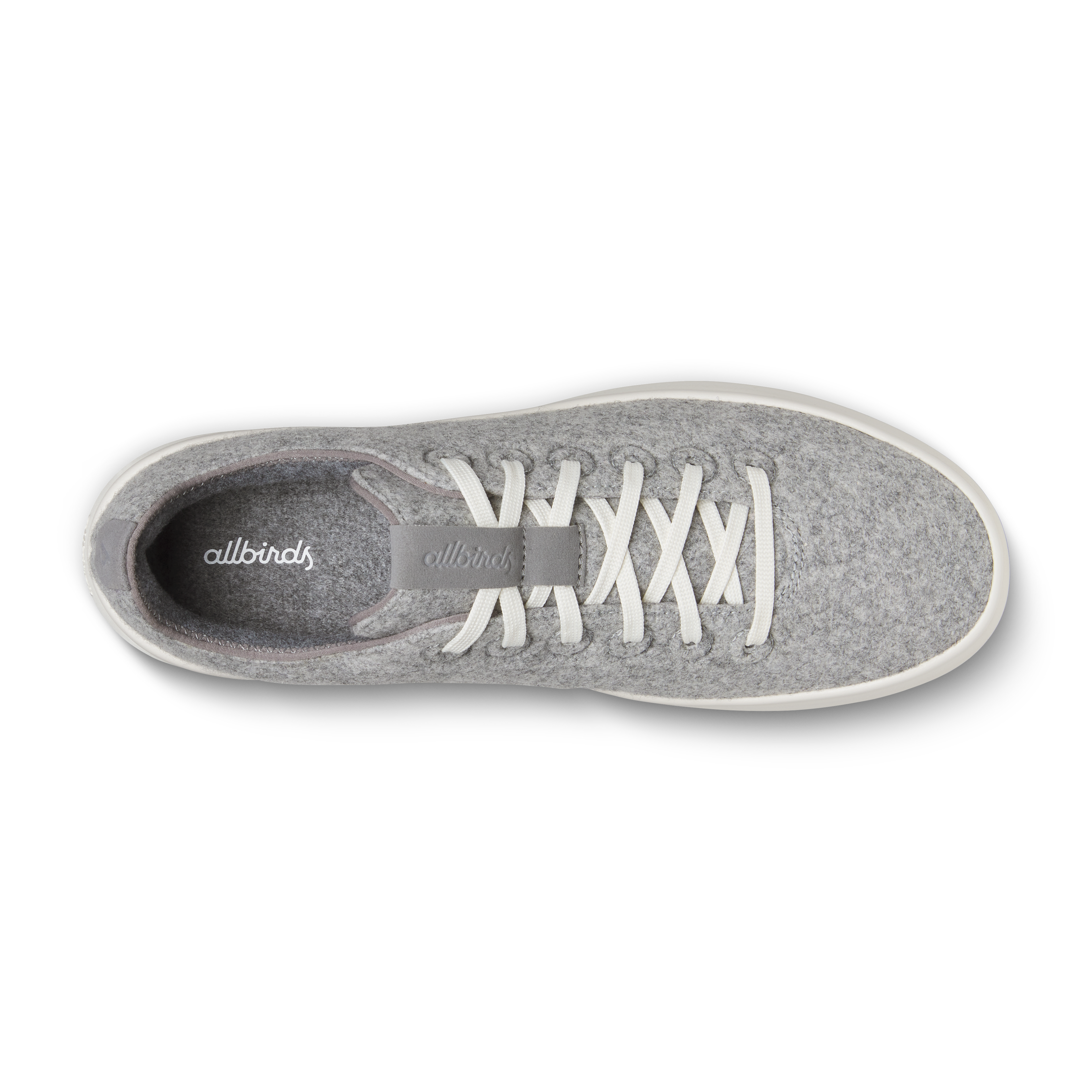 Women's Wool Cruiser - Light Grey (Natural White Sole)