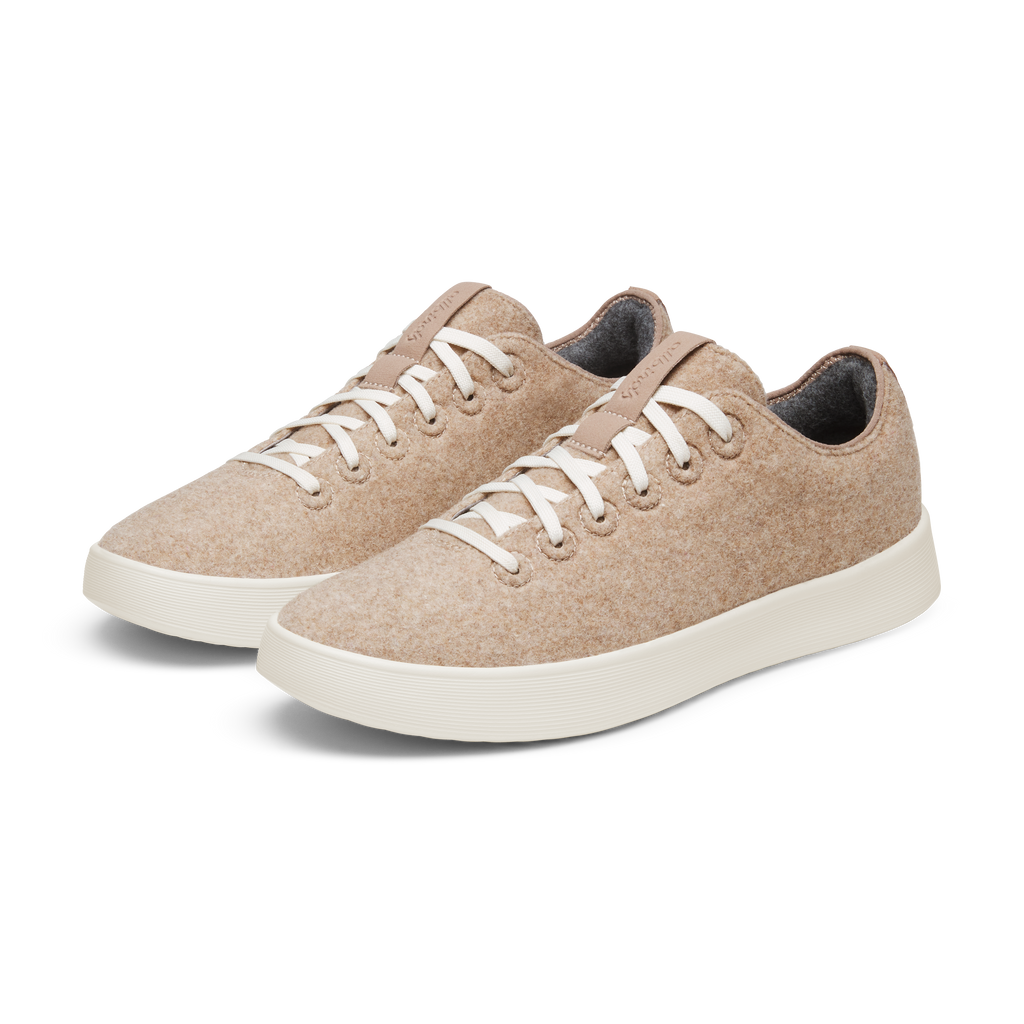 Men's Wool Cruiser - Light Tan (Natural White Sole)