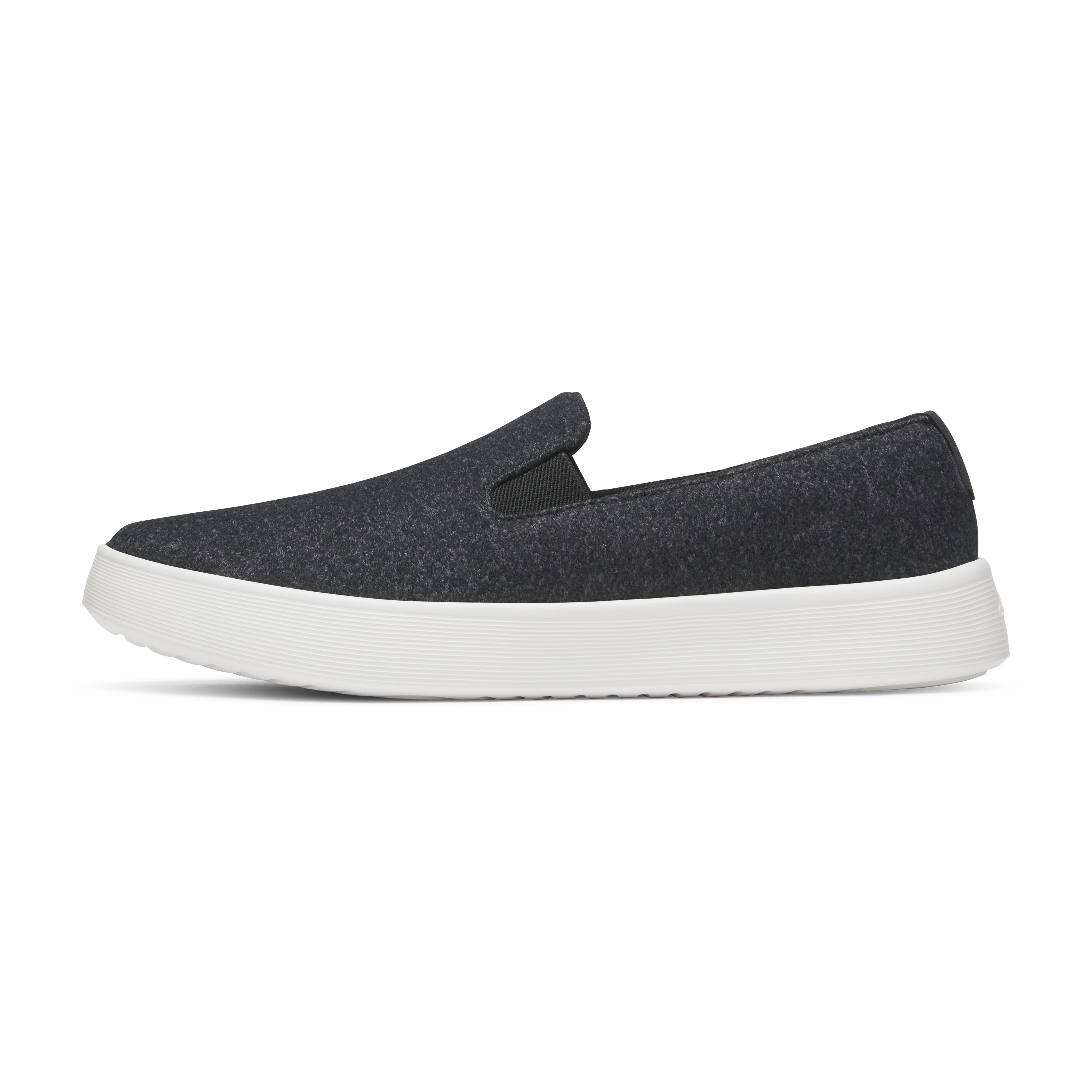 Men's Wool Cruiser Slip On - Natural Black (Blizzard Sole)
