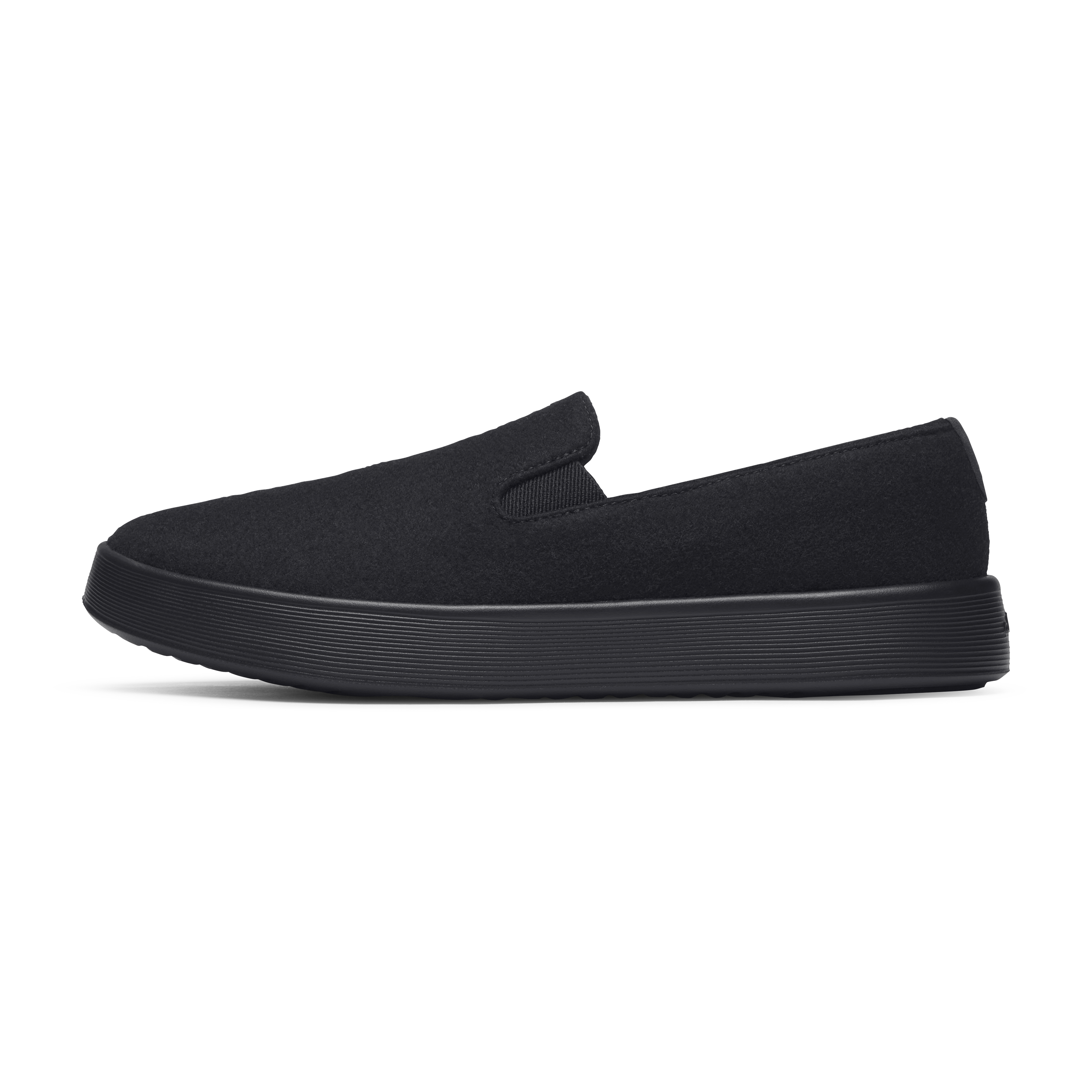 Women's Wool Cruiser Slip On - Natural Black (Natural Black Sole)