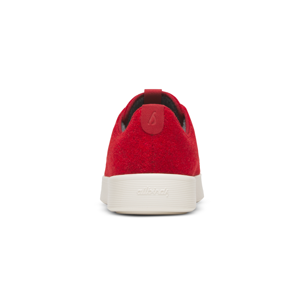 Men's Wool Cruiser - Poppy Red (Natural White Sole)