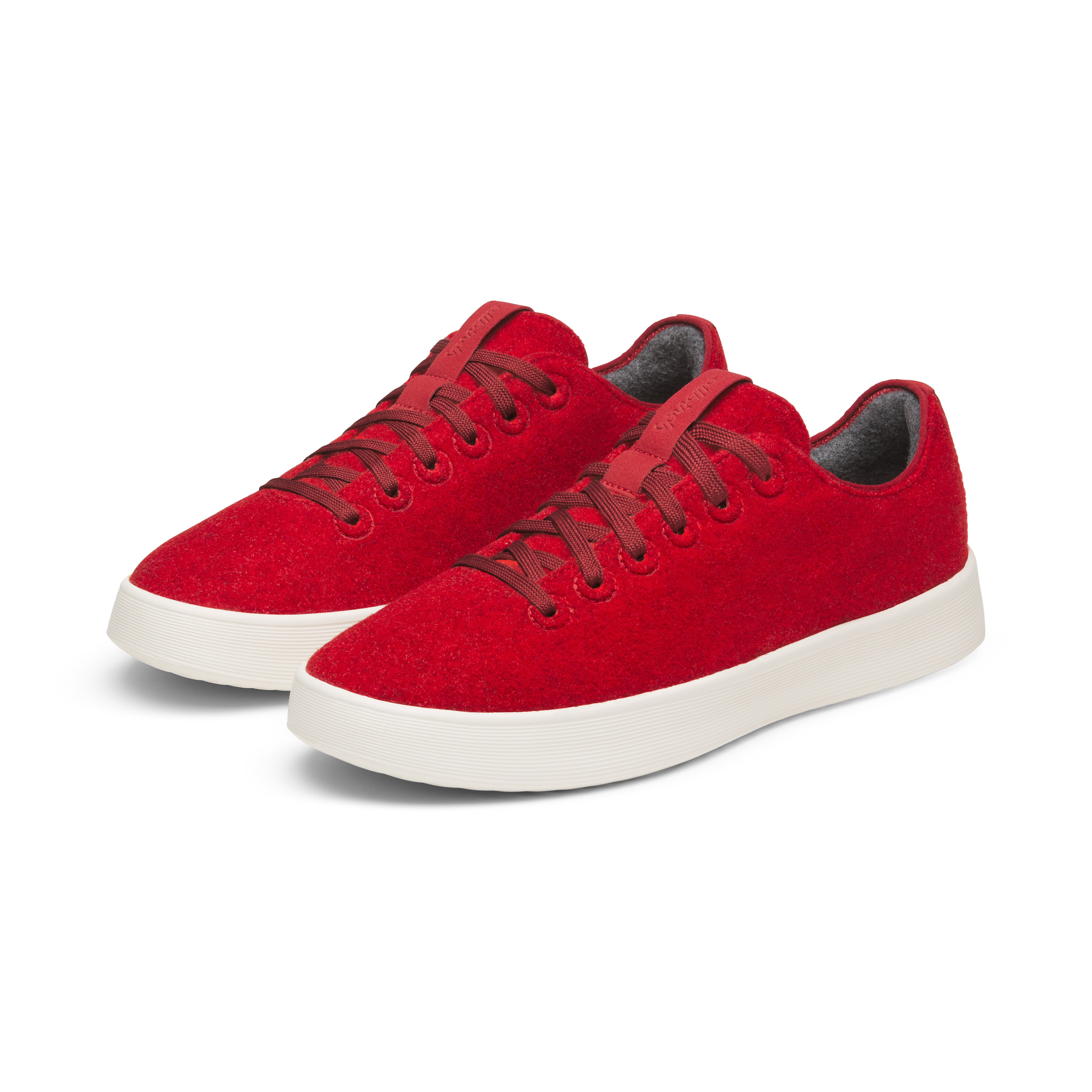 Women's Wool Cruiser - Poppy Red (Natural White Sole)