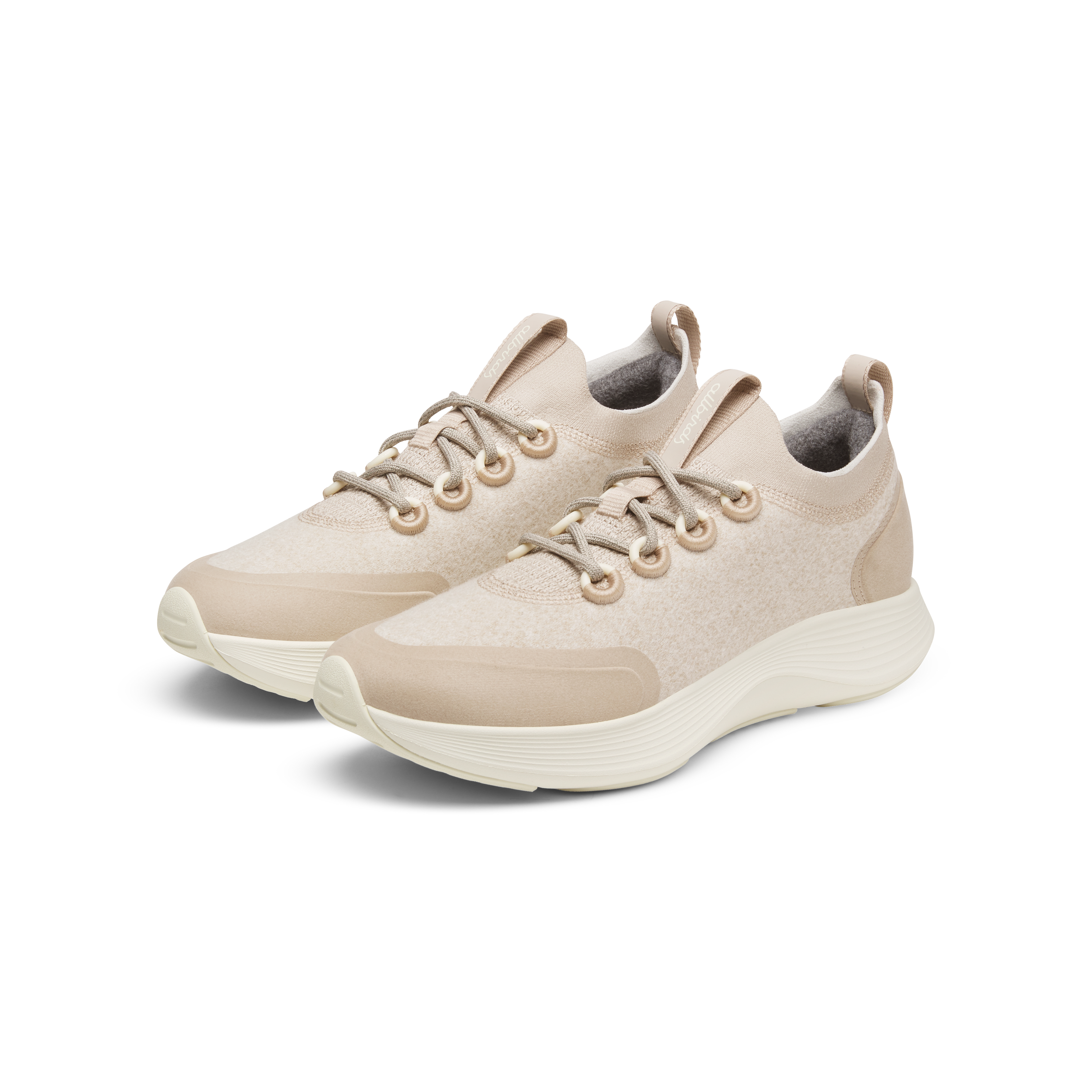 Women's Wool Strider - Rugged Beige (Natural White Sole)