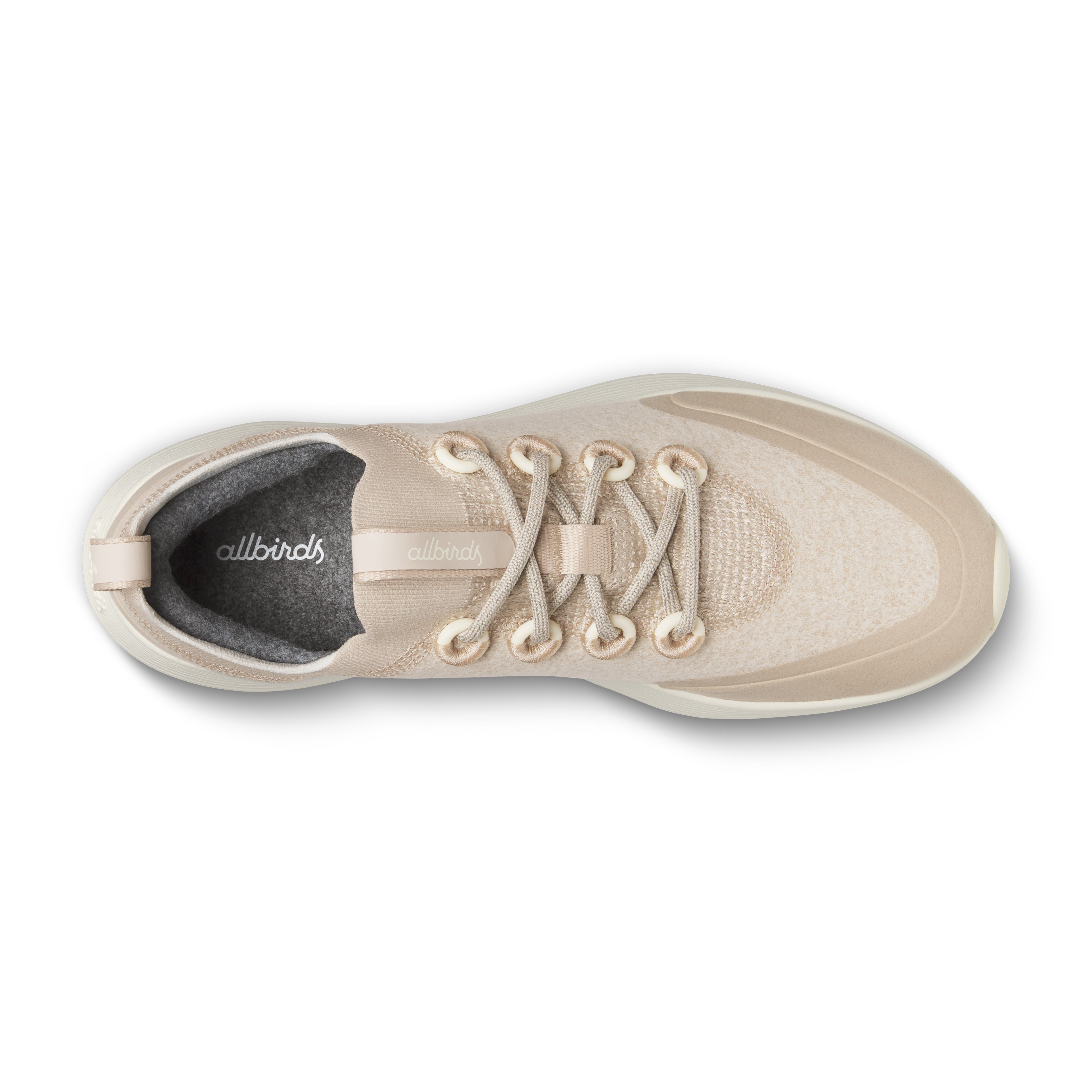 Women's Wool Strider - Rugged Beige (Natural White Sole)