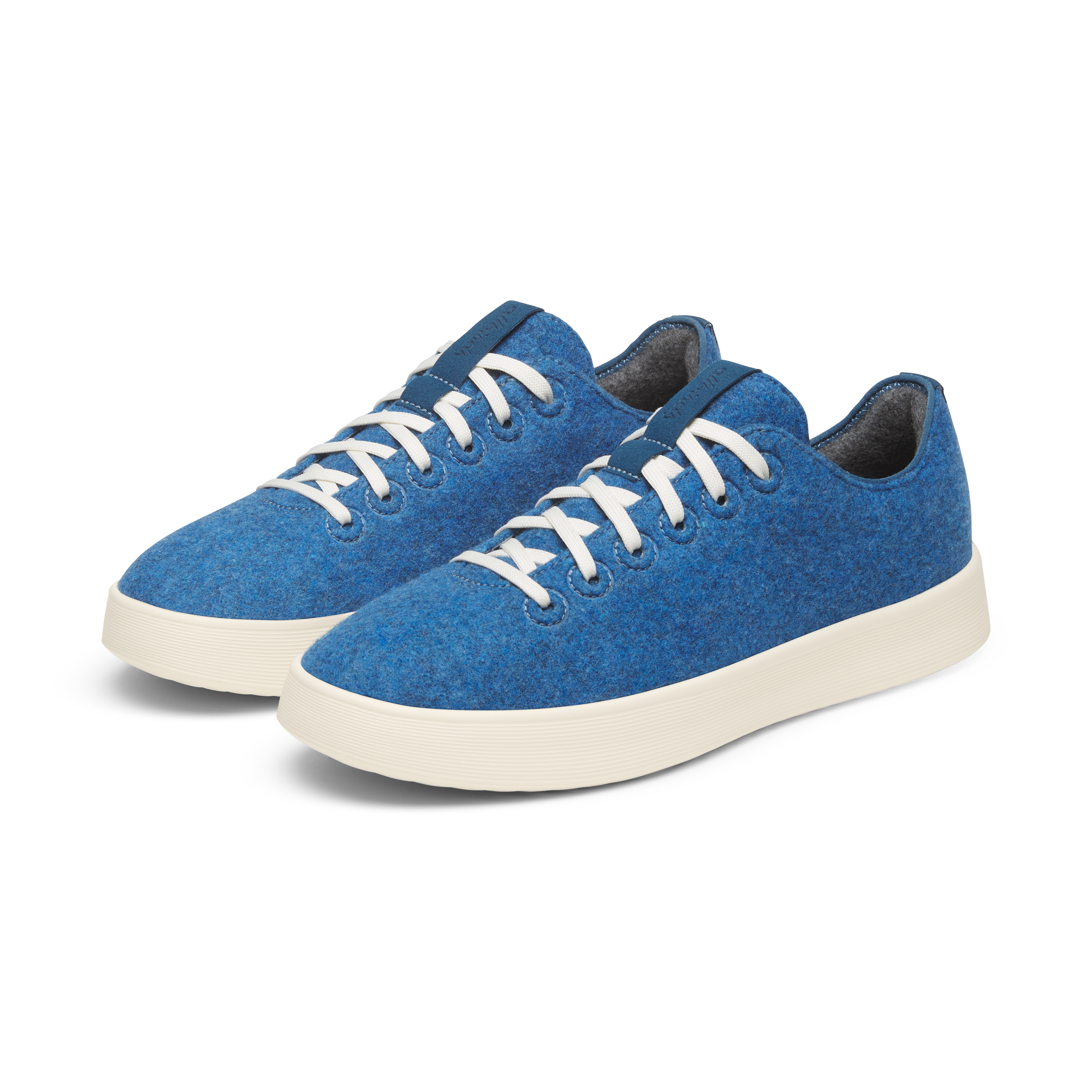 Men's Wool Cruiser - Sapphire Blue (Natural White Sole)