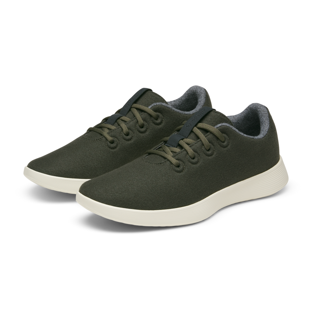 Women's Wool Runner NZ - Dark Jungle (Stony Cream Sole)