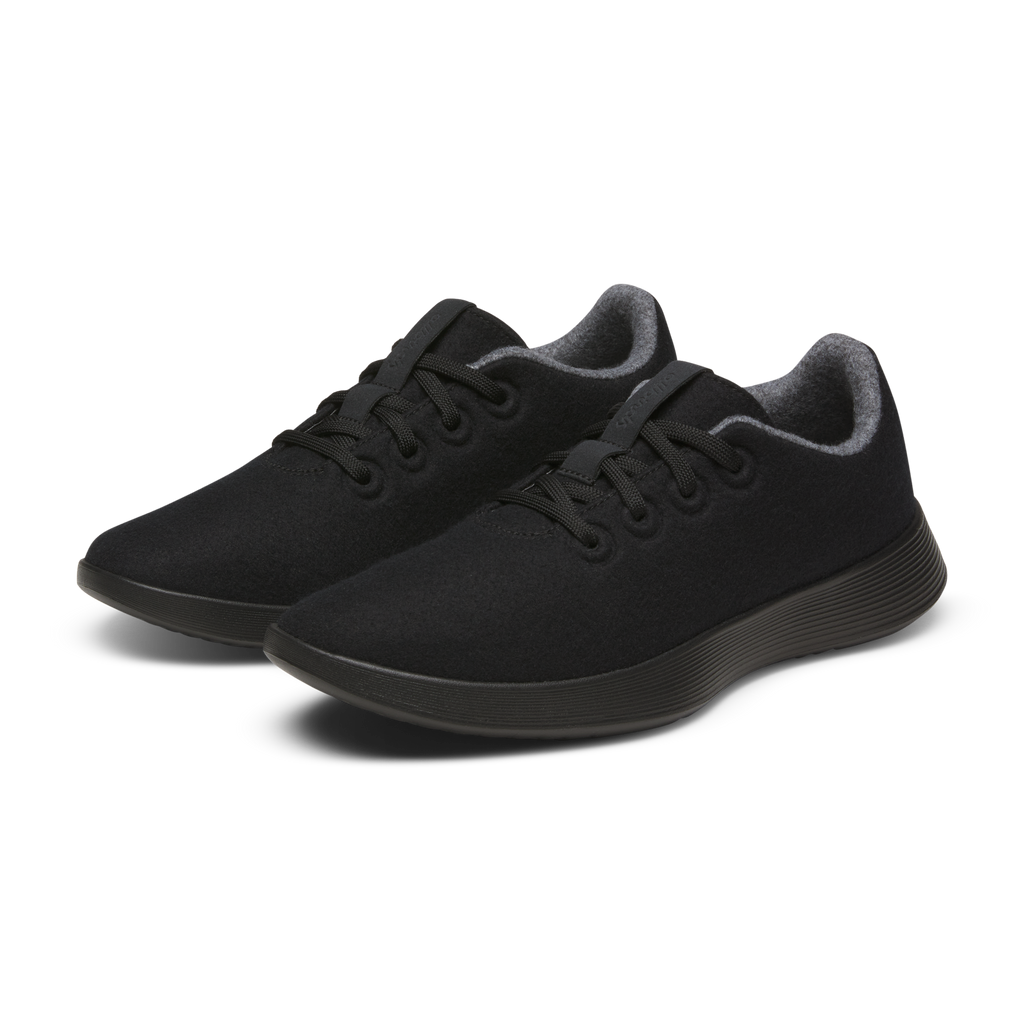 Men's Wool Runner NZ - Natural Black (Natural Black Sole)