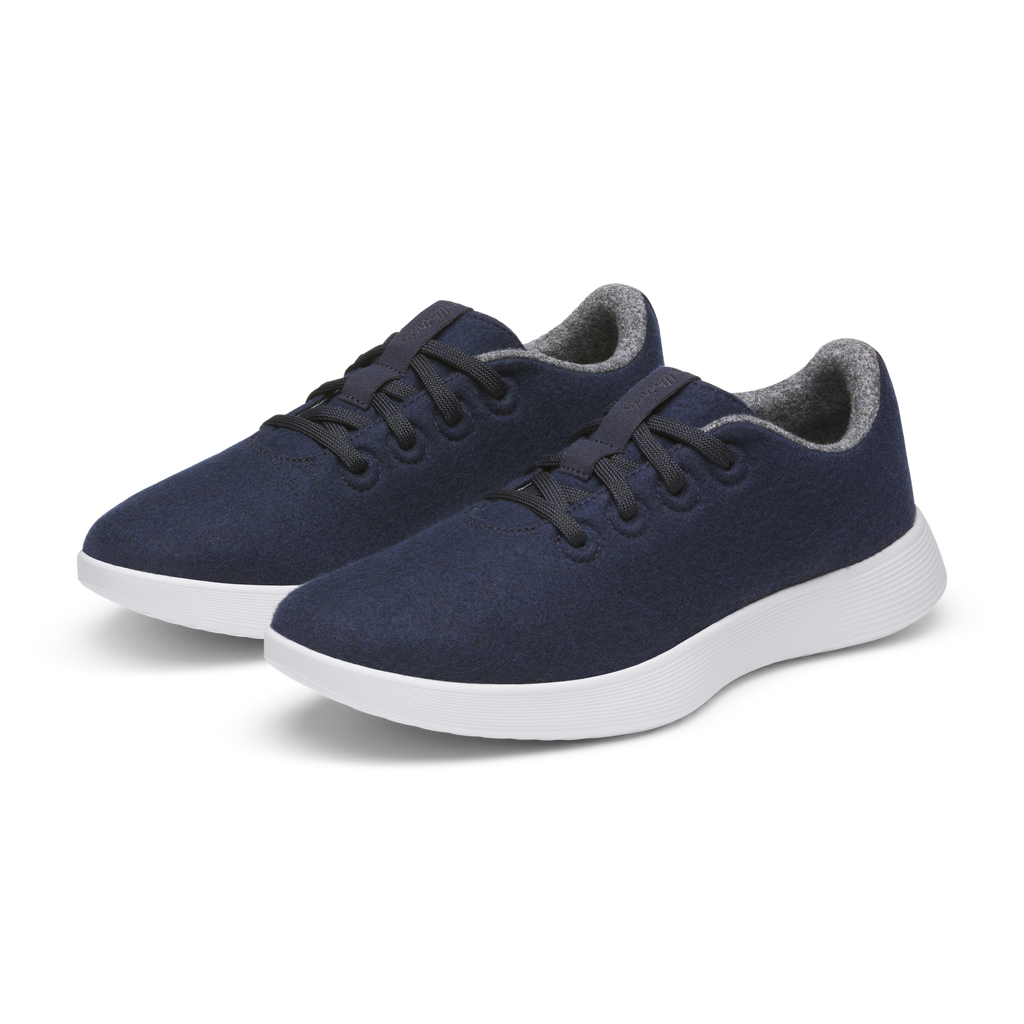 Women's Wool Runner NZ - Dark Navy (Blizzard Sole)