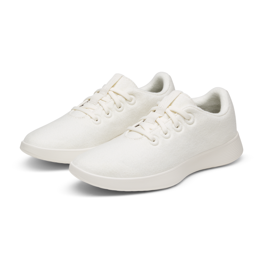 Women's Wool Runner NZ - Natural White (Natural White Sole)