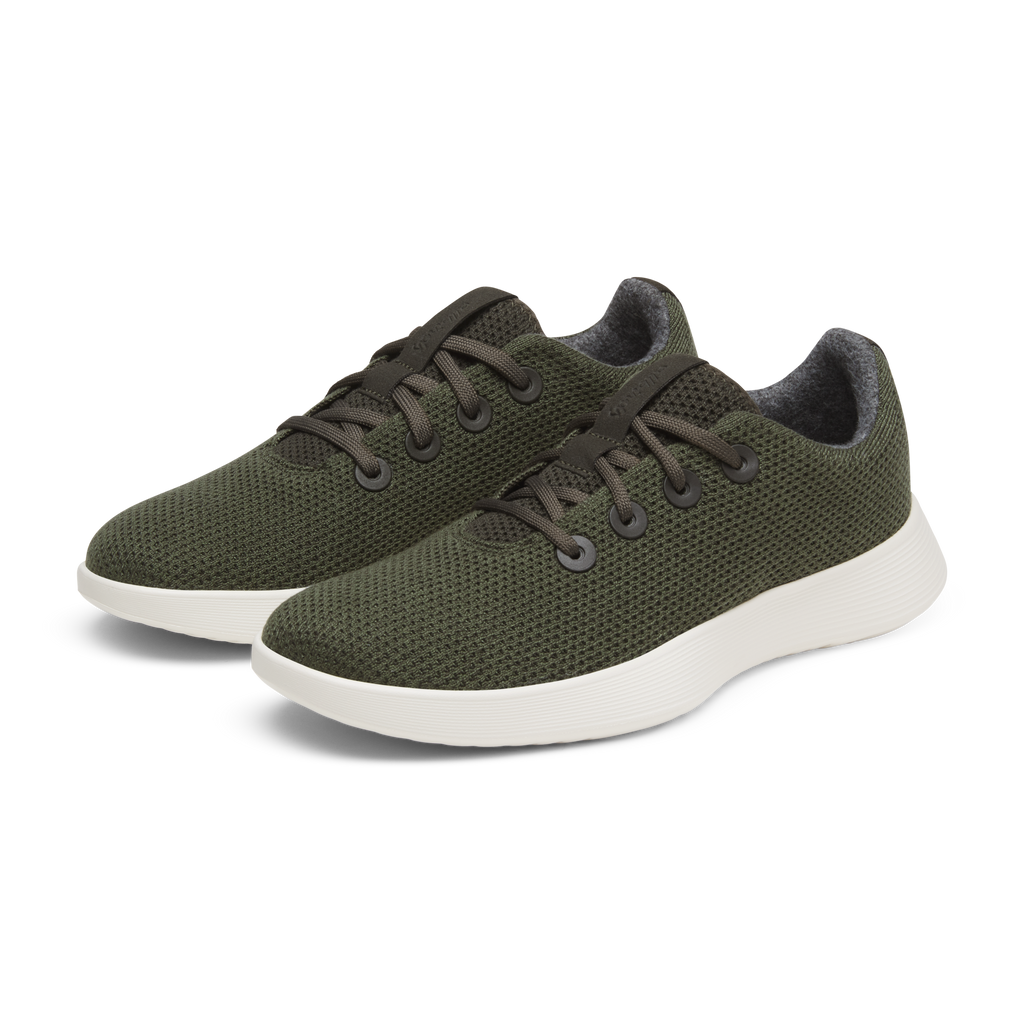 Women's Tree Runner NZ - Thunder Green (Natural White Sole)