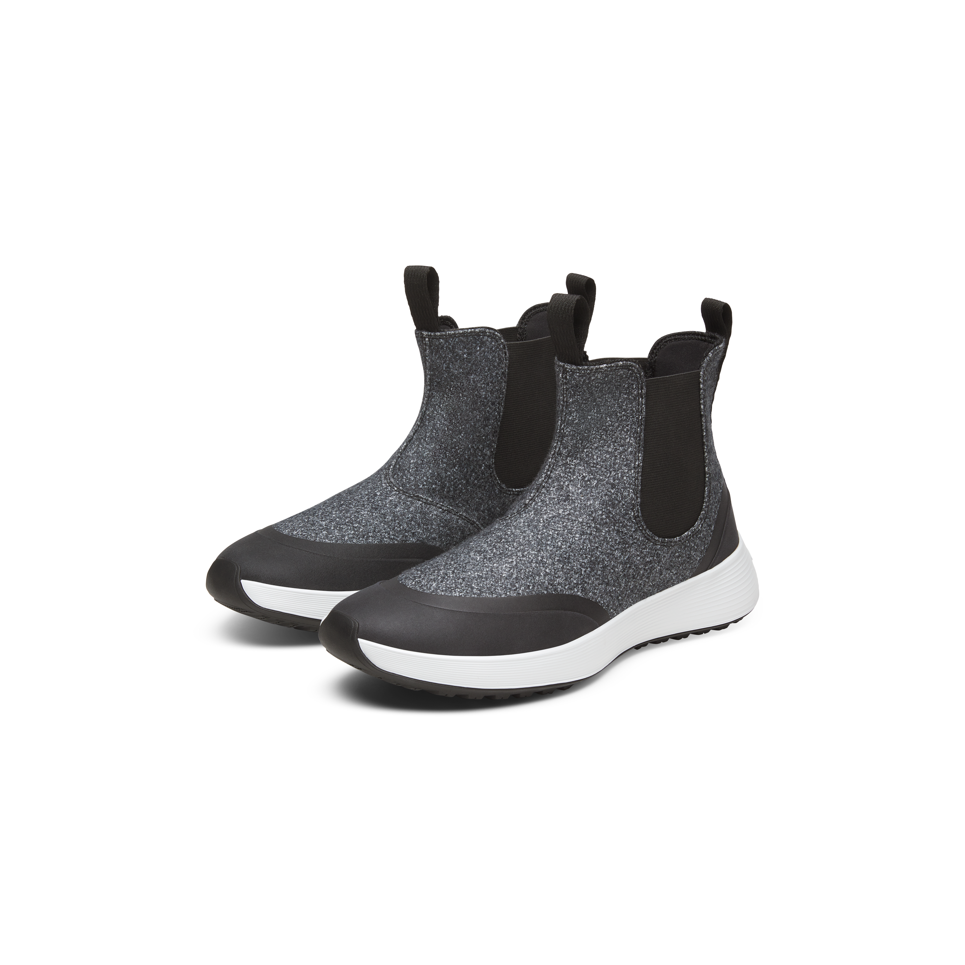 Men's Wool Runner Chelsea - Natural Grey (Light Grey Sole)