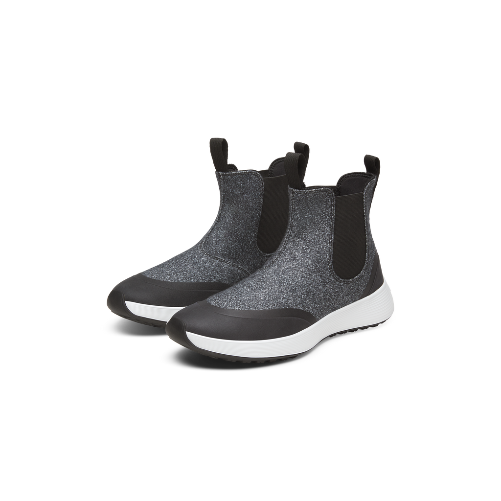 Women's Wool Runner Chelsea - Natural Grey (Light Grey Sole)