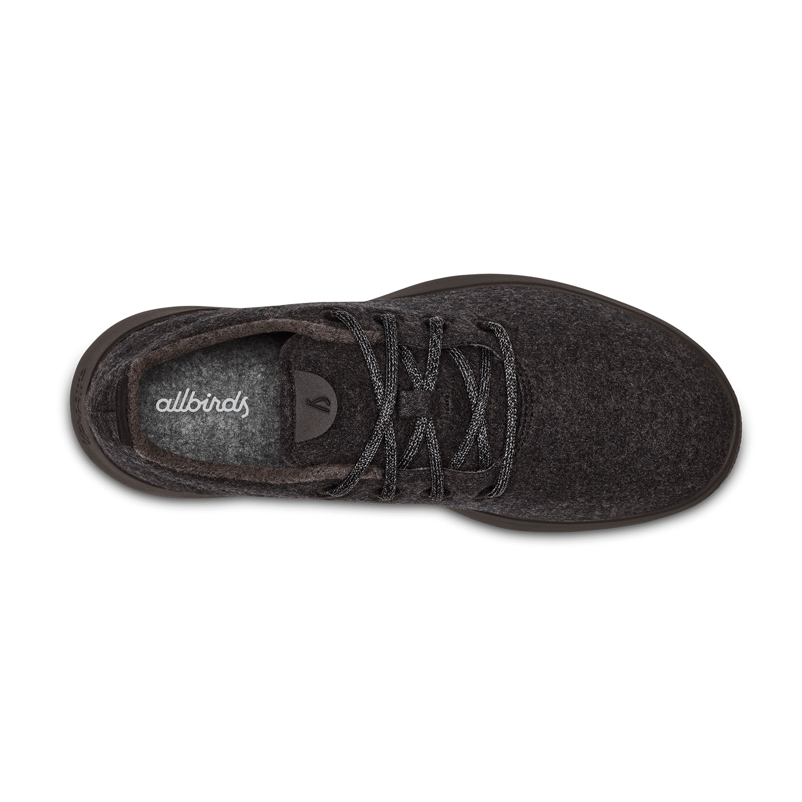 Women's Wool Runner - Natural Black (Black Sole)