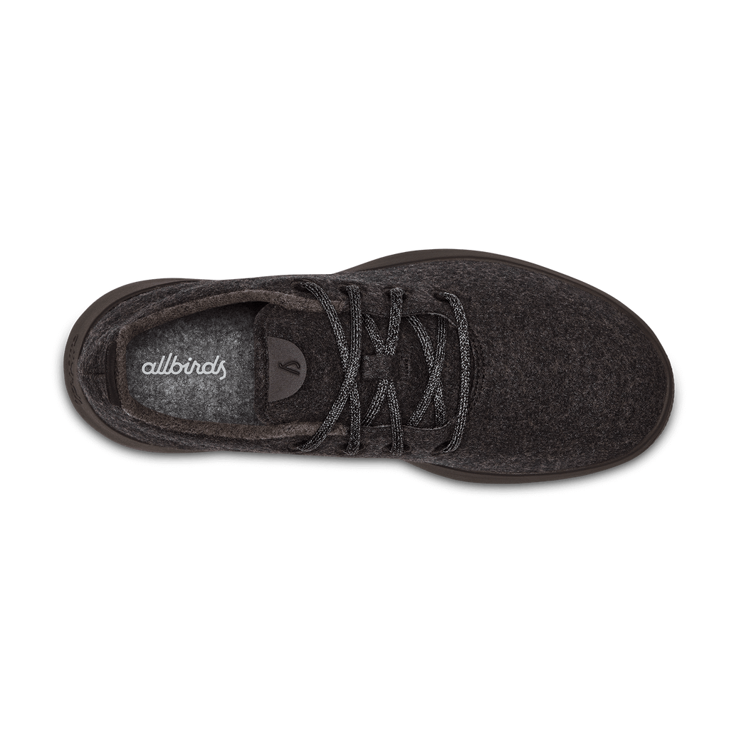 Men's Wool Runner - Natural Black (Black Sole)