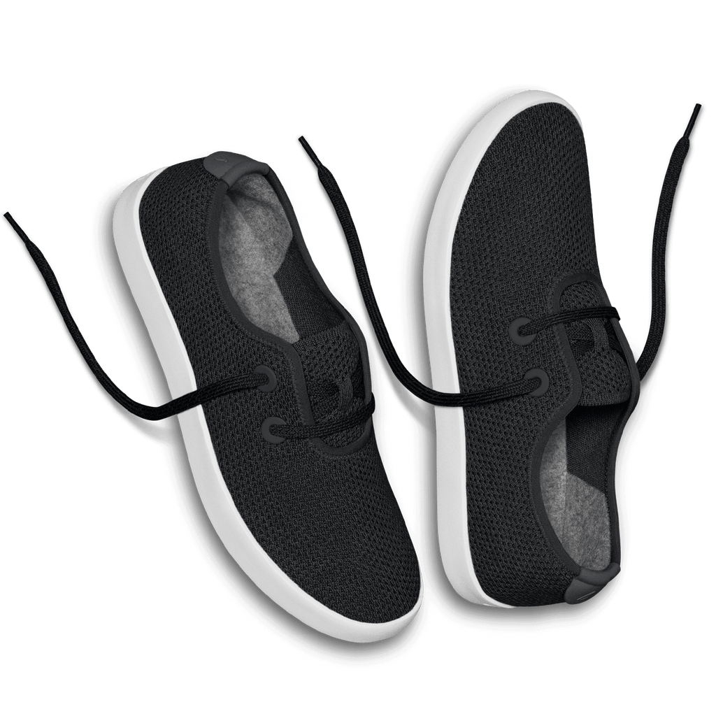 Women's Tree Skipper - Jet Black (White Sole)