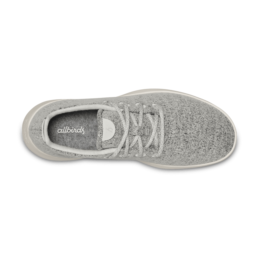 Men's Wool Runner - Dapple Grey (Cream Sole)