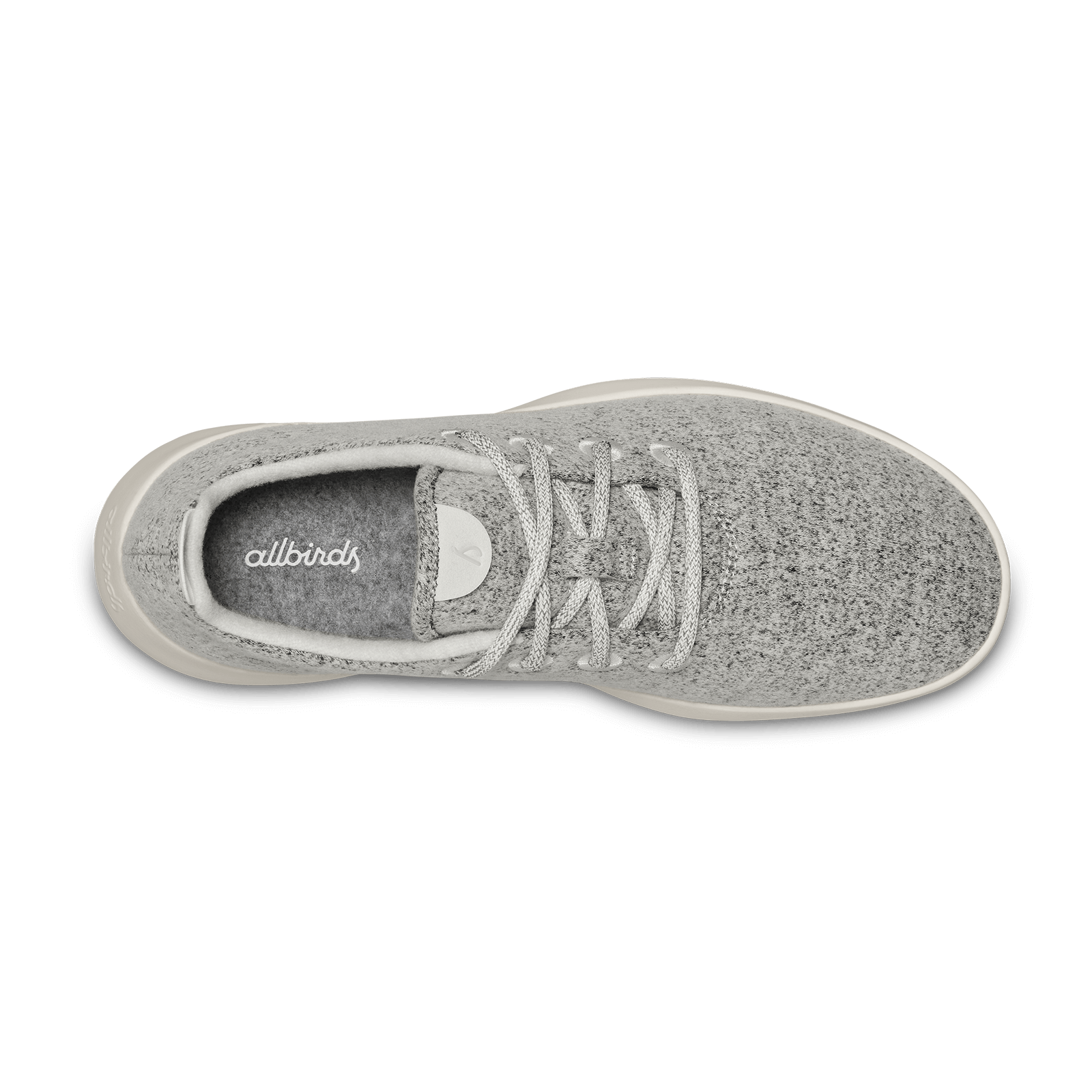 Men's Wool Runner - Dapple Grey (Cream Sole)